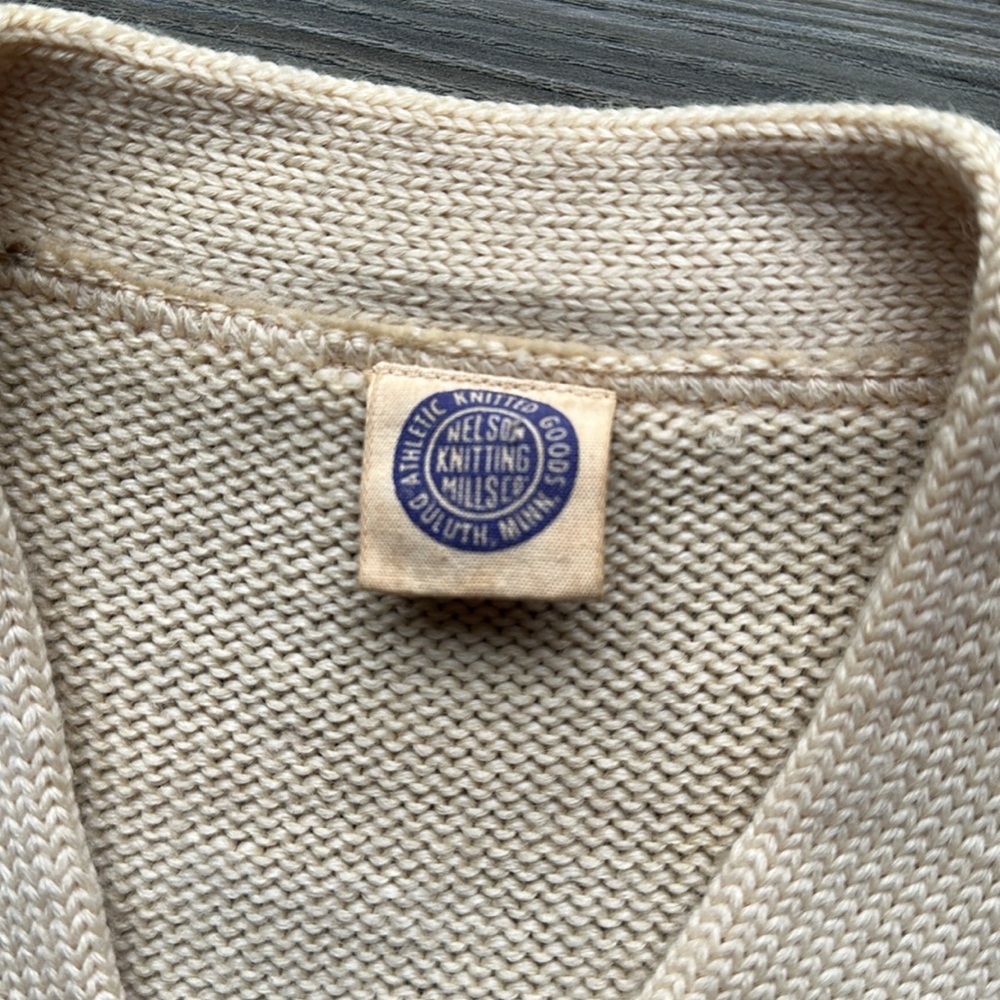 Vintage 50’s Varsity Cardigan - Picture 6 of 10